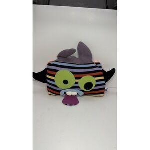 Manhattan Toy Kreechers Monster Tongue Out Plush Pillow Stuffed Animal 16" x 14"
